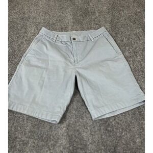 Men's Lululemon Comission Classic Fit 9" Oxford Short Blue Gray Mid Rise Size 32